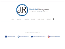 Tablet Screenshot of jrbluelabelmanagement.com